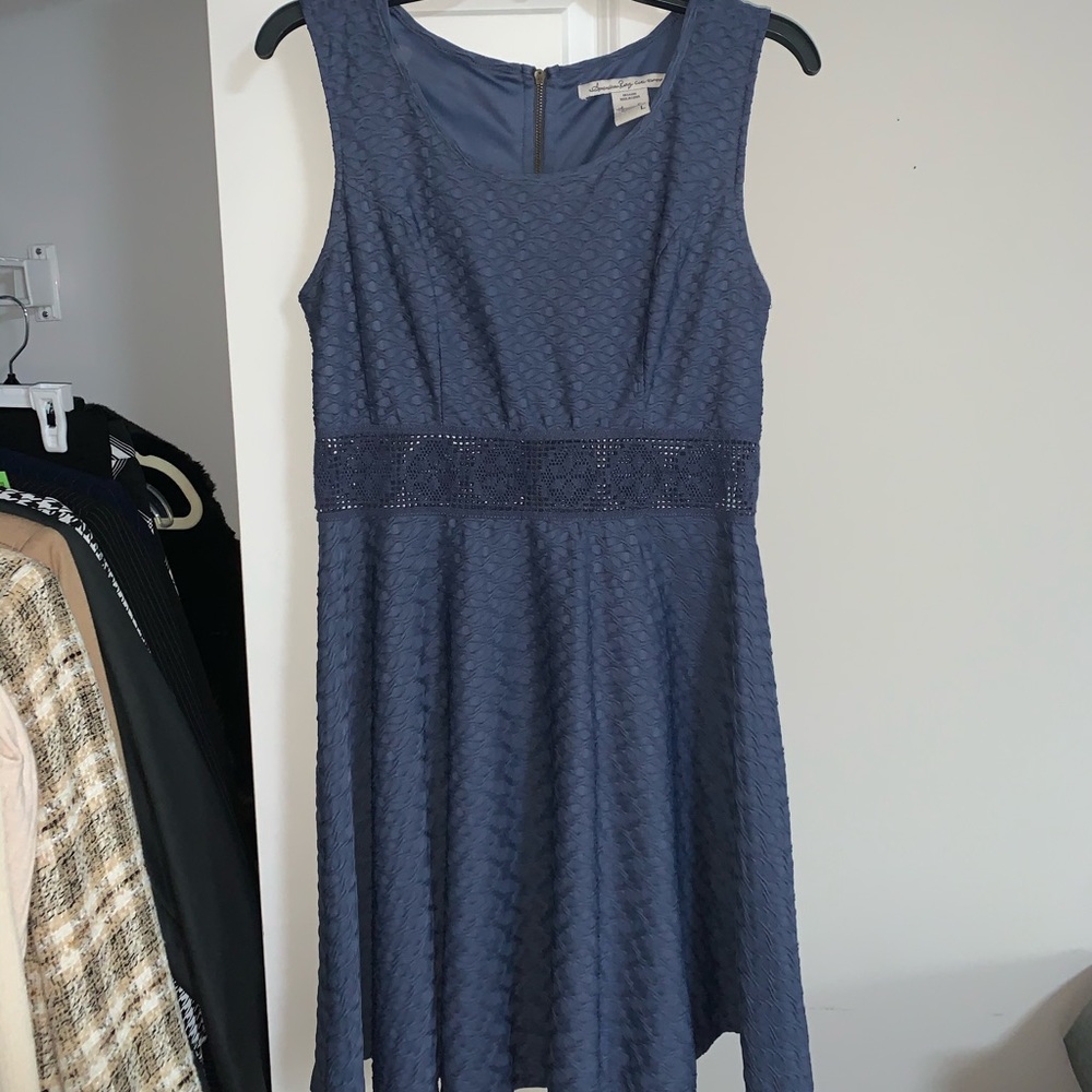 American Rap Cie blue dress